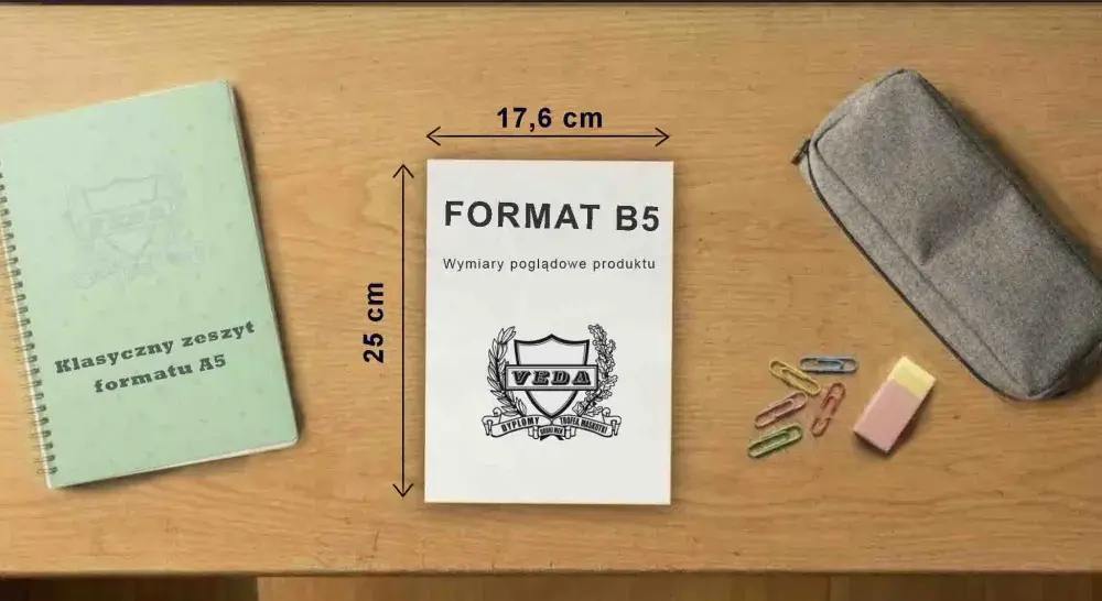 A5 czy B5? Wybierz idealny format papieru do szkoły