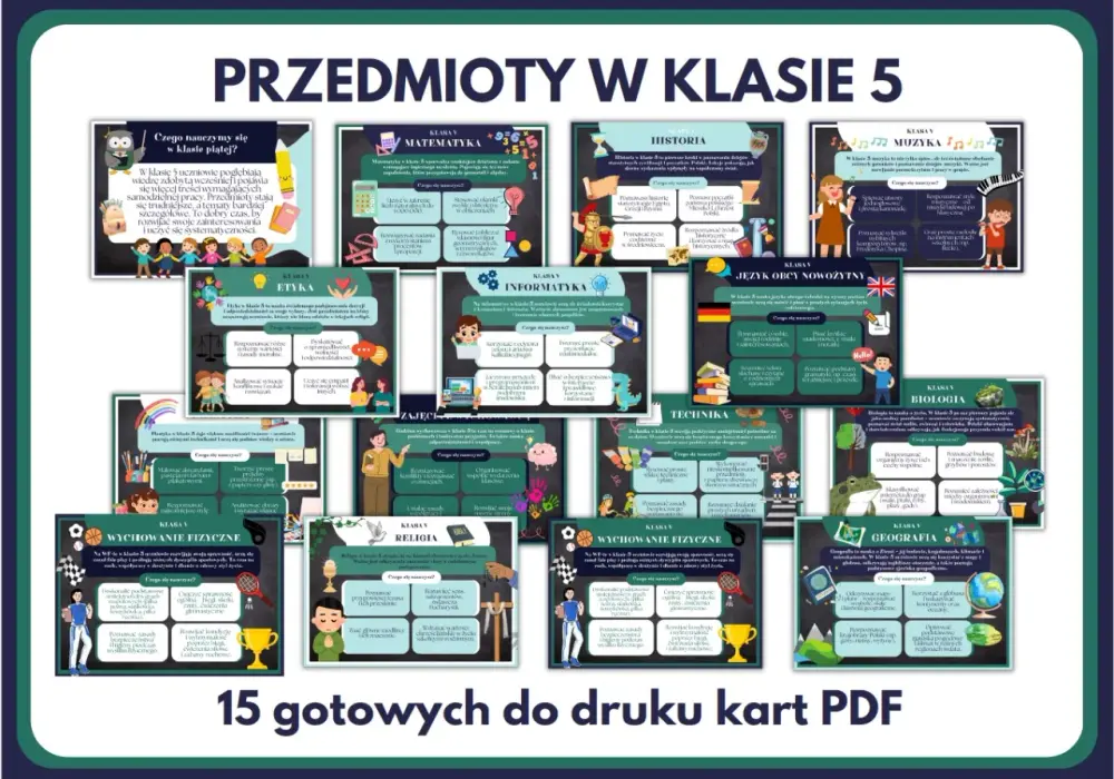 Przedmioty w 5 klasie - Pełna lista i jak pomóc dziecku?
