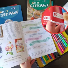 Darmowe podręczniki do której klasy? Zeszyty ćwiczeń "Ale to ciekawe" dla klasy 1 i 2, z ilustracjami baśni Andersena.