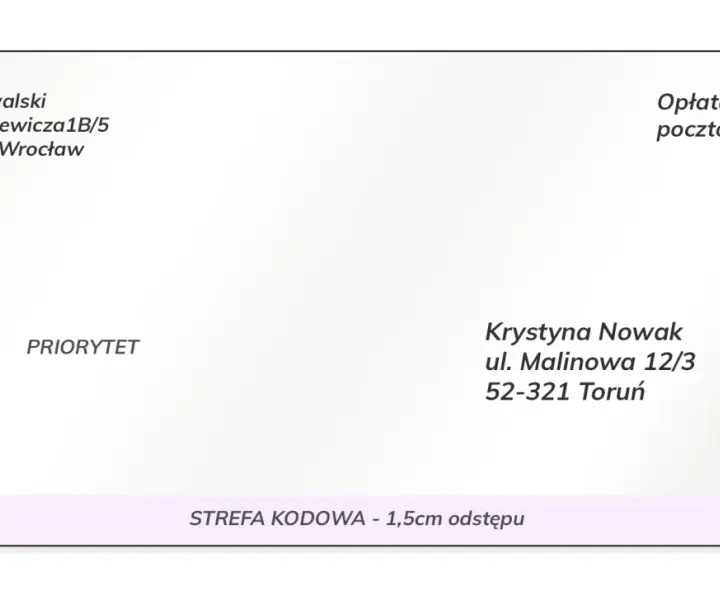 Potwierdzenie odbioru na kopercie - jak przykleić poprawnie?