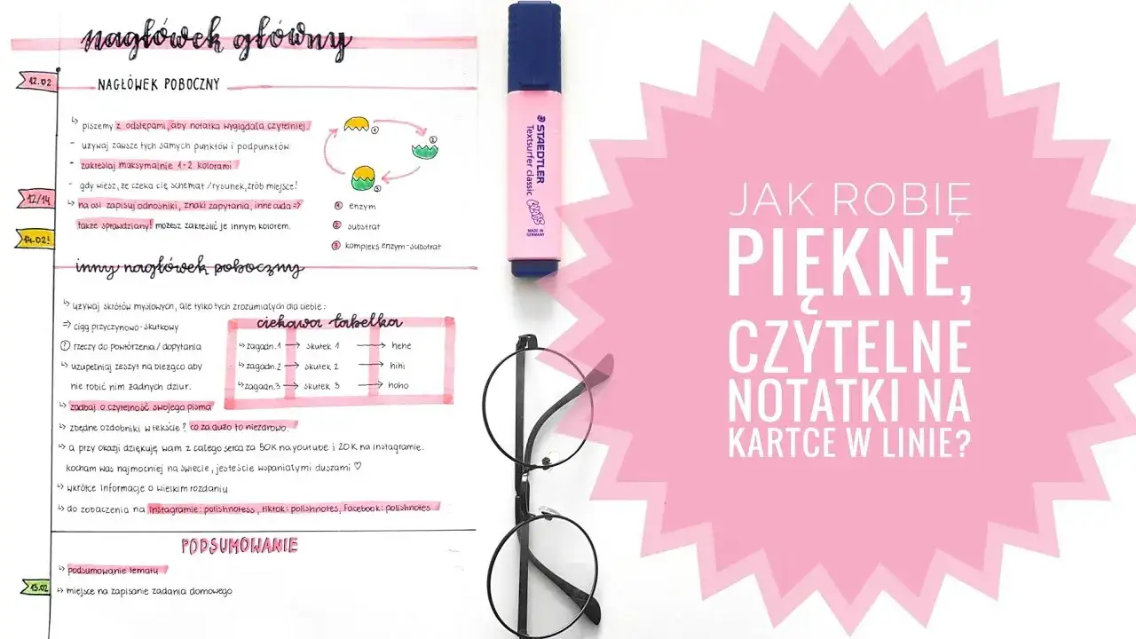 Zdjęcie Jak pisać w zeszycie w kratkę, aby uniknąć nieczytelności i chaosu