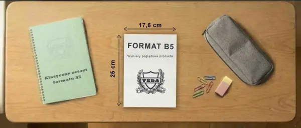 A5 czy B5? Wybierz idealny format papieru do szkoły