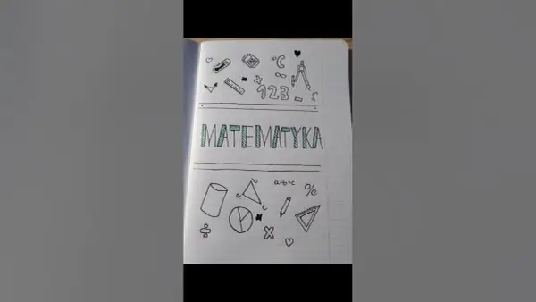 Jak ozdobić pierwszą stronę zeszytu do matematyki, by zachwycała?