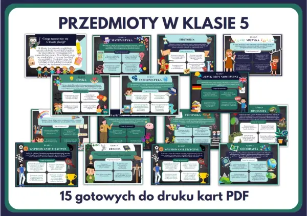 Przedmioty w 5 klasie - Pełna lista i jak pomóc dziecku?