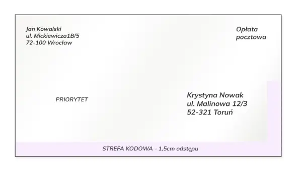 Potwierdzenie odbioru na kopercie - jak przykleić poprawnie?